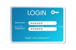 Typical Login Box in Blue